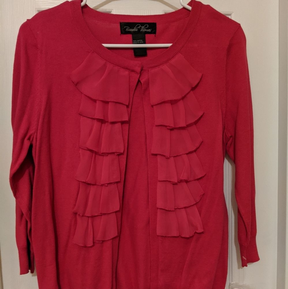 NWT Brandy Thomas cotton cardigan small